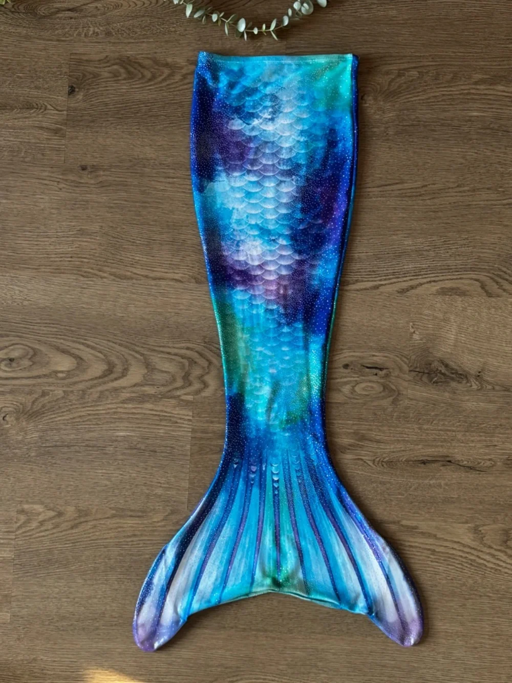 Fin Fun Limited Edition Mermaid Tail Youth Small (6) Blue Purple Swimmable Costu